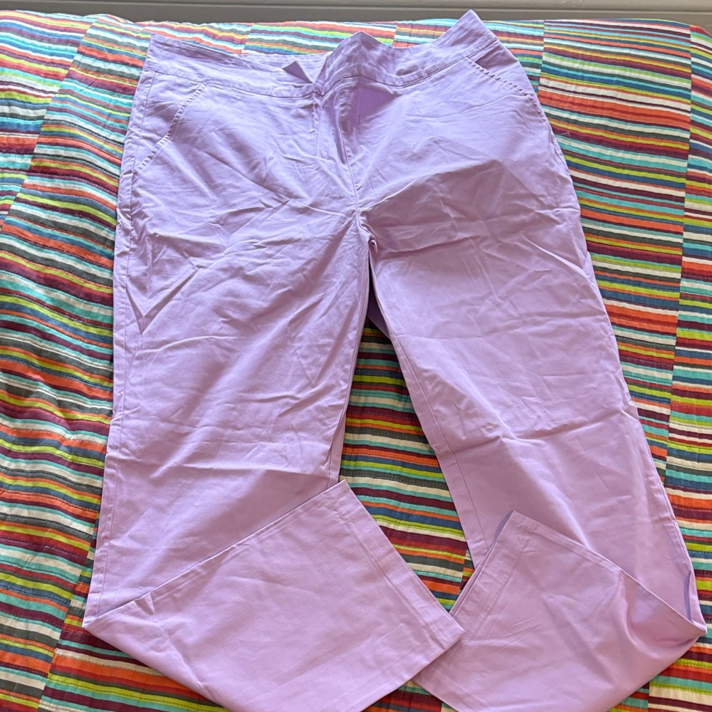 Signature collection size extra large light, lilac pants fast shipping nwot
